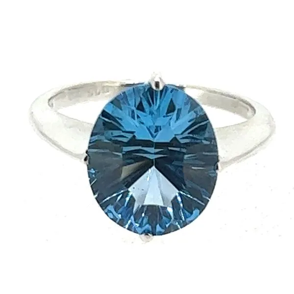 Sterling Blue Topaz Ring Charles Frederick Jewelers Chelmsford, MA