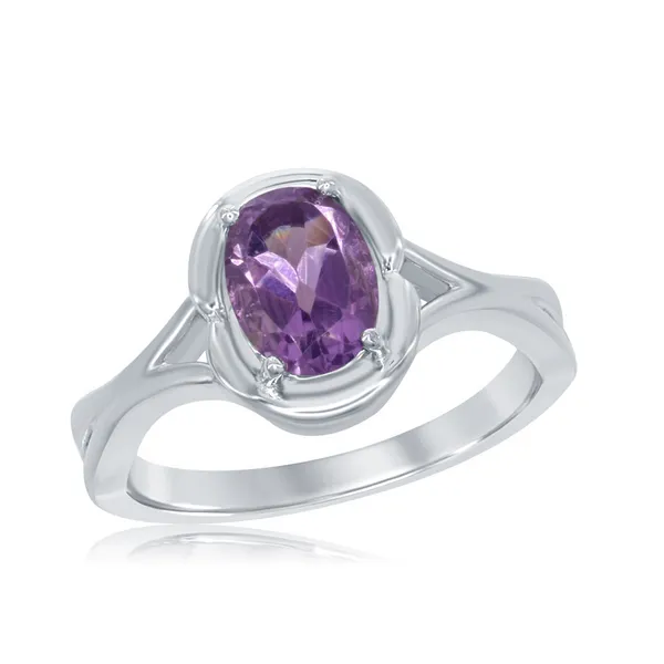 Sterling Amerthyst Ring Charles Frederick Jewelers Chelmsford, MA