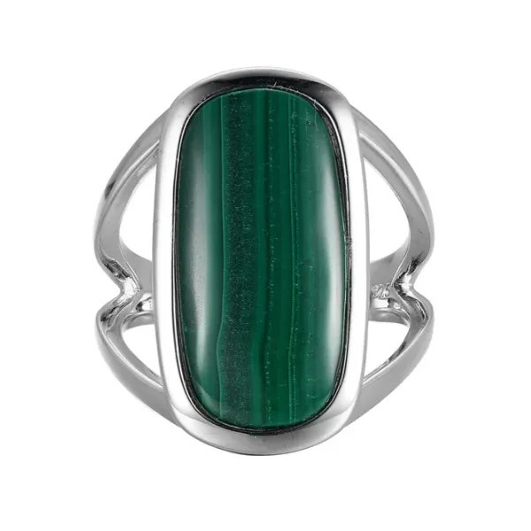 Sterling Malachite Ring Charles Frederick Jewelers Chelmsford, MA
