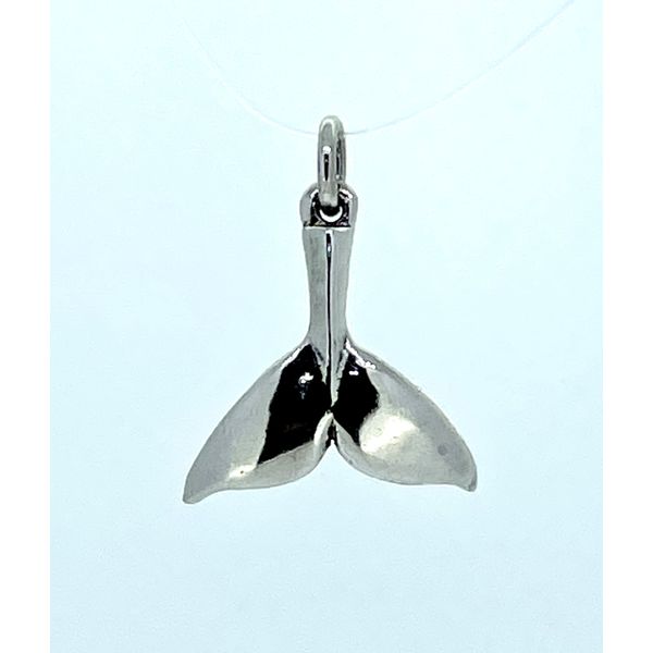 Sterling whale tail pendant/charm Charles Frederick Jewelers Chelmsford, MA