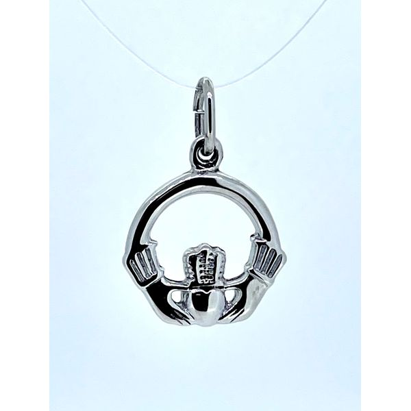 Sterling Claddagh Pendant/Charm Charles Frederick Jewelers Chelmsford, MA