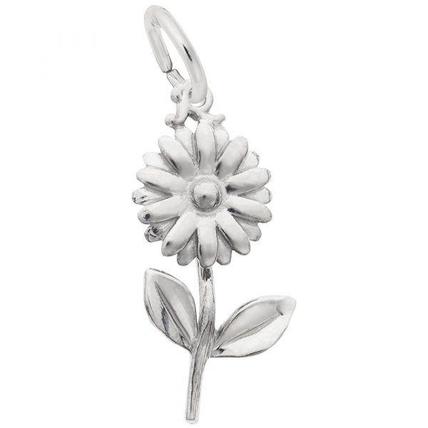 Sterling Daisy Charm Charles Frederick Jewelers Chelmsford, MA