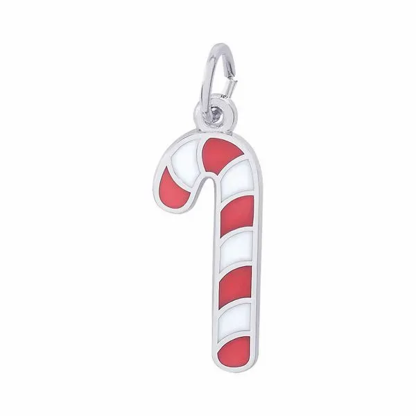 Sterling Colored Candy Cane Charles Frederick Jewelers Chelmsford, MA