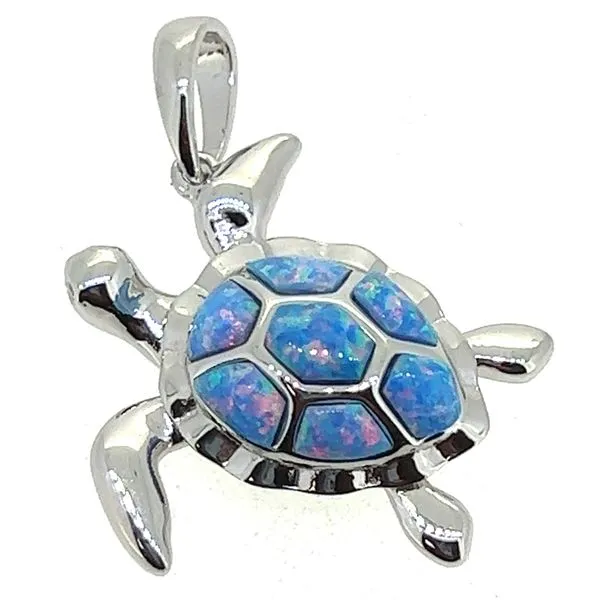 Sterling Opal Turtle Pendant Charles Frederick Jewelers Chelmsford, MA
