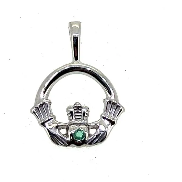 Sterling Claddaugh Pendant Charles Frederick Jewelers Chelmsford, MA