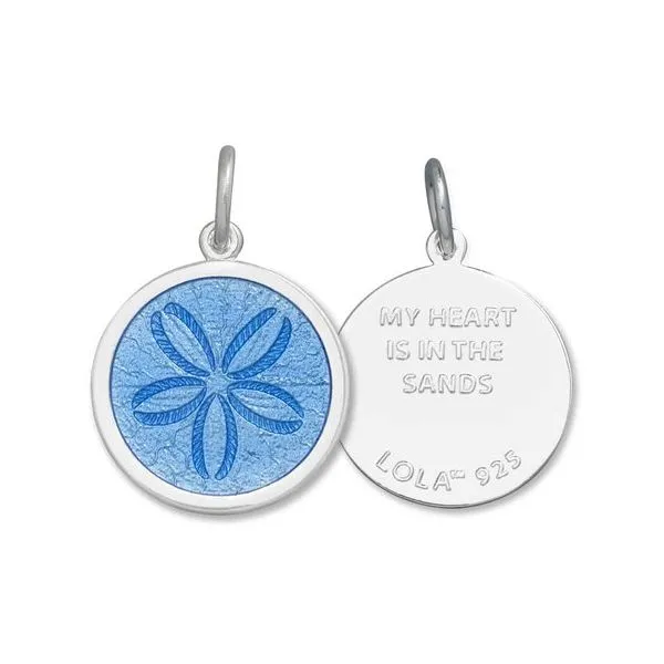 Lola Mini 15mm Sand Dollar in Periwinkle Charles Frederick Jewelers Chelmsford, MA
