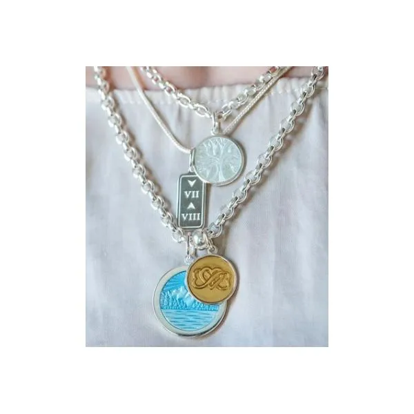 LOLA Mother and Son Silver Charm Image 3 Charles Frederick Jewelers Chelmsford, MA