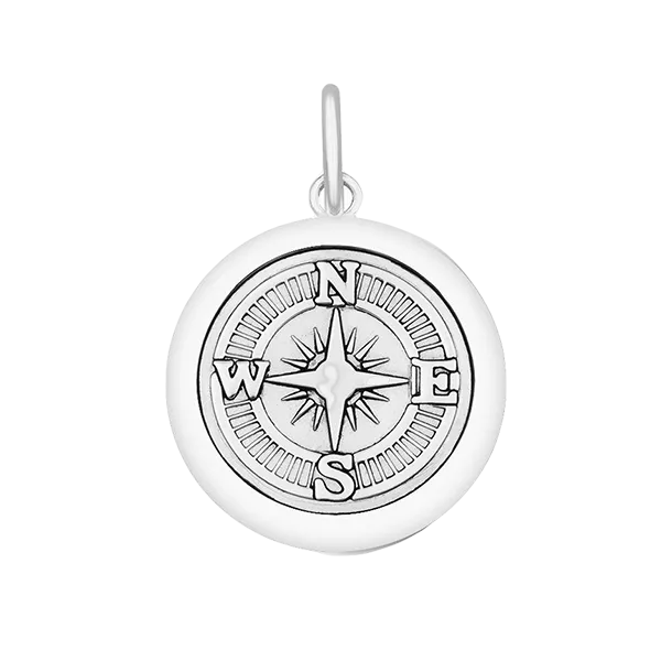 15mm Compass Rose Lola Pendant in Oxy
