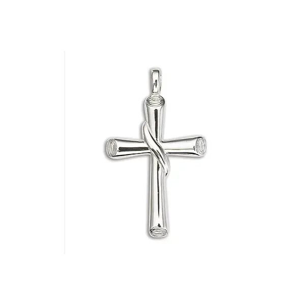 Sterling Large Flair Scroll Cross Charles Frederick Jewelers Chelmsford, MA