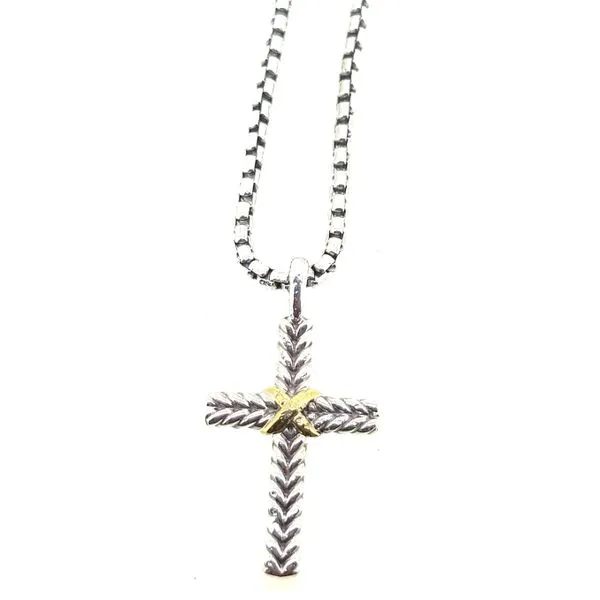 Sterling David Yurman Cross Pendant Charles Frederick Jewelers Chelmsford, MA