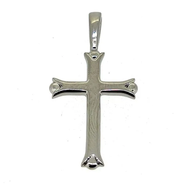 Sterling lg grooves end cross Charles Frederick Jewelers Chelmsford, MA