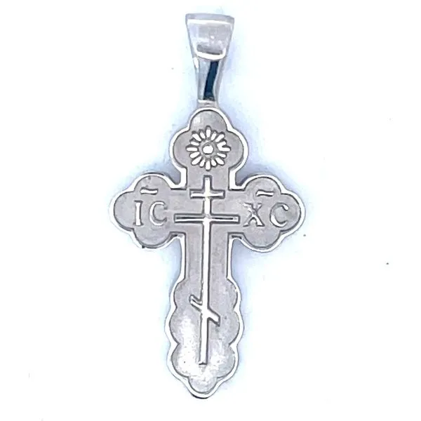 Sterling Silver Medium Orthodox Cross
