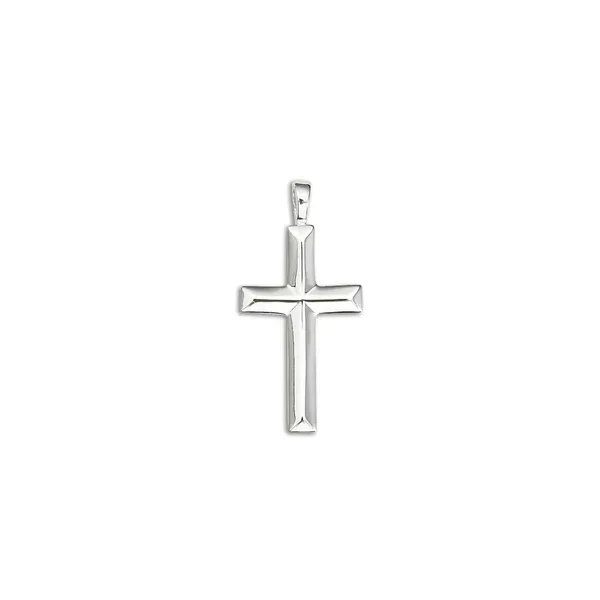 Sterling Silver Large Angled Cross Charles Frederick Jewelers Chelmsford, MA