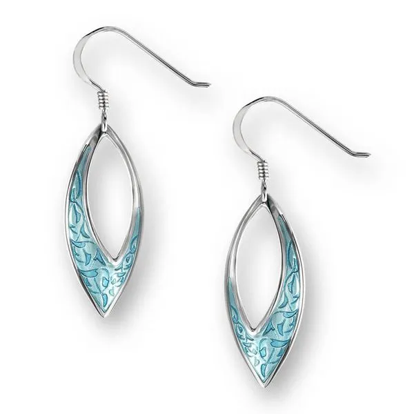 Turquoise Enamel Earrings Charles Frederick Jewelers Chelmsford, MA