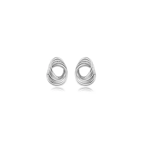 SS Twist Knot Earrings Charles Frederick Jewelers Chelmsford, MA