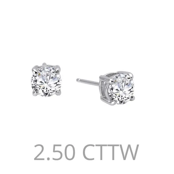 2.50ctw Simulated Stud Earrings by Lafonn Charles Frederick Jewelers Chelmsford, MA