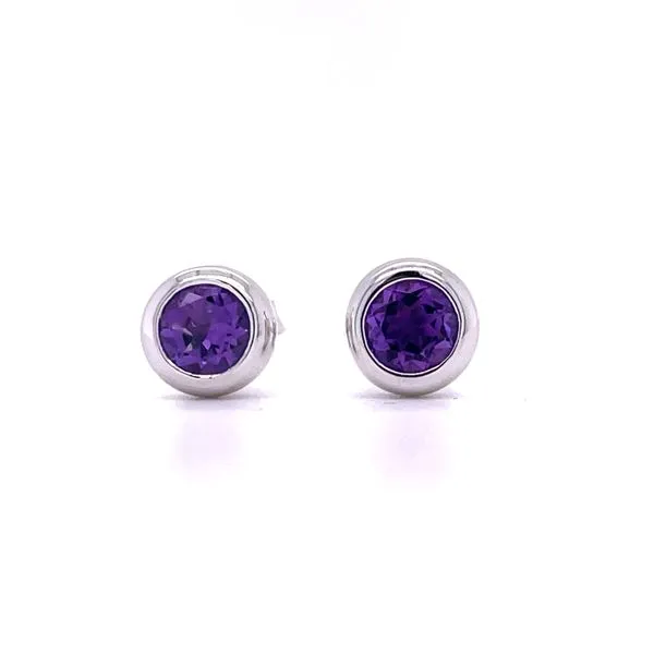 Sterling Amethyst Earrings Charles Frederick Jewelers Chelmsford, MA