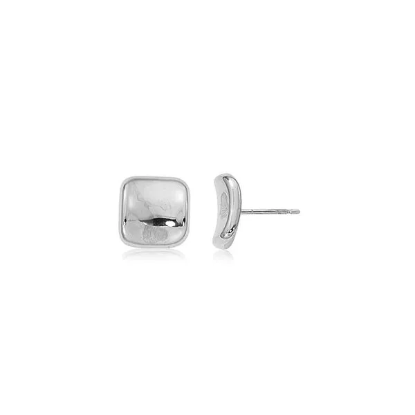 Sterling inverted square stud earring Charles Frederick Jewelers Chelmsford, MA