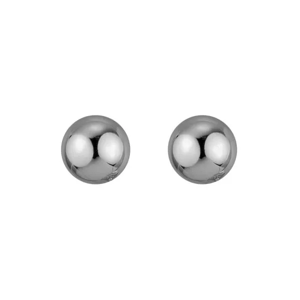 Sterling 7mm Ball Stud Earrings Charles Frederick Jewelers Chelmsford, MA