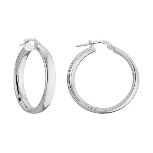 Sterling Hoop Earrings Charles Frederick Jewelers Chelmsford, MA