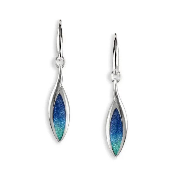Sterling Enamel Earrings