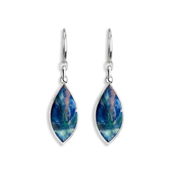 Sterling Enamel Earrings Charles Frederick Jewelers Chelmsford, MA