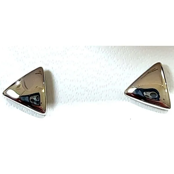 Sterling Triangle Stud Earrings Charles Frederick Jewelers Chelmsford, MA