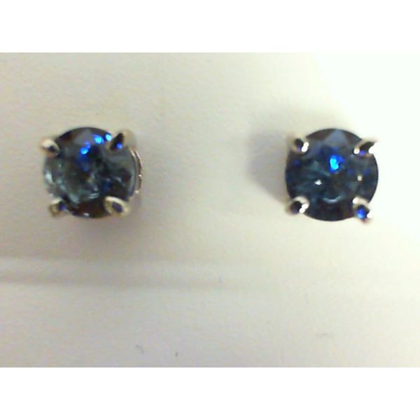 SS December 4mm Stud Earrings Image 2 Charles Frederick Jewelers Chelmsford, MA