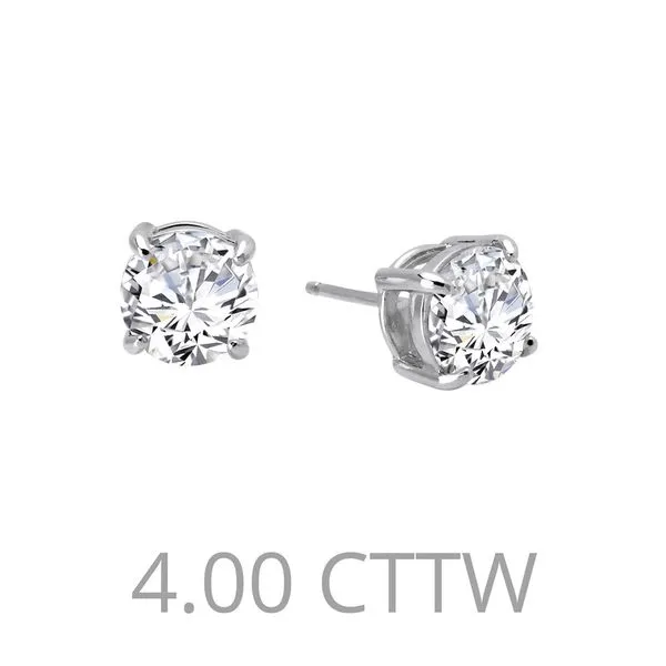 4.00ctw Simulated Stud Earrings by Lafonn Charles Frederick Jewelers Chelmsford, MA