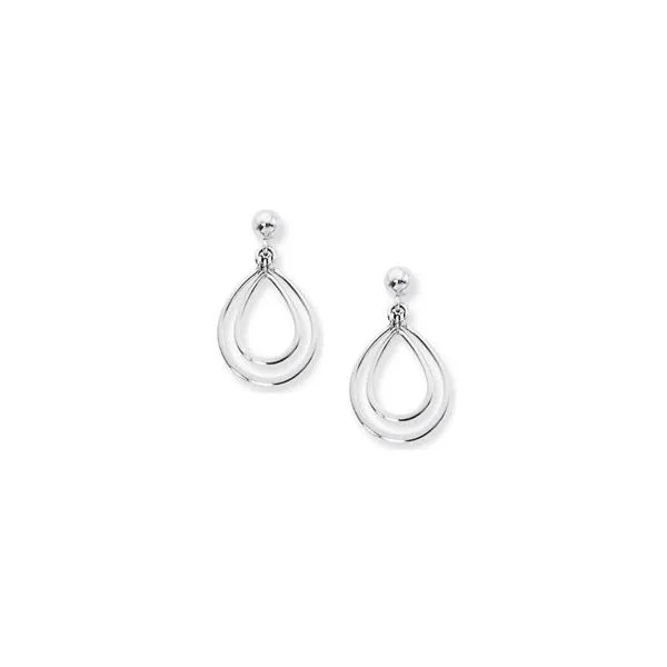 Sterling Double Teardrop Earring similar item image