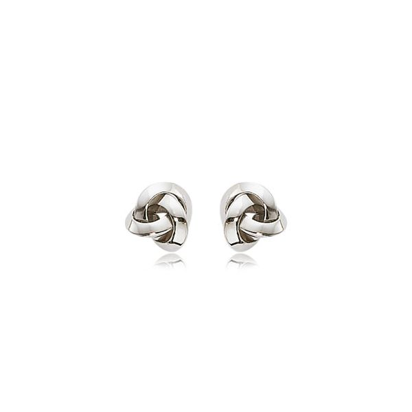 Sterling Knot Stud Earrings Charles Frederick Jewelers Chelmsford, MA