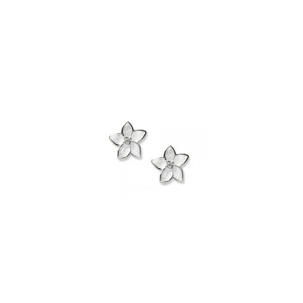 Stephanotis Stud Earrings Charles Frederick Jewelers Chelmsford, MA