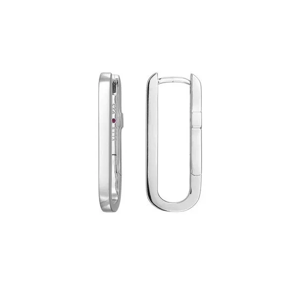 Sterling Rectangle Earrings
