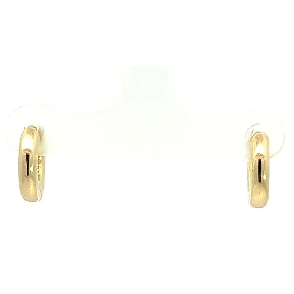 Sterling Vermeil Huggie Hoop Earrings Charles Frederick Jewelers Chelmsford, MA