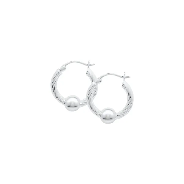 SS 20mm Twist Cape Cod Hoop Earrings Charles Frederick Jewelers Chelmsford, MA