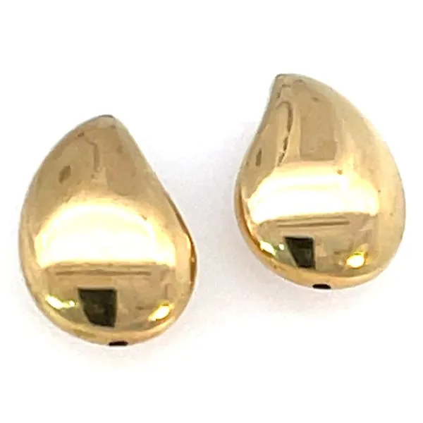 Gold Over Sterling Teardrop Post Charles Frederick Jewelers Chelmsford, MA