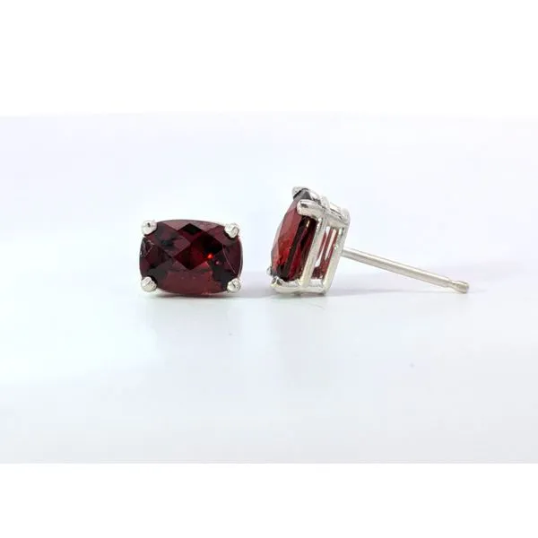 Sterling Garnet Earrings Charles Frederick Jewelers Chelmsford, MA