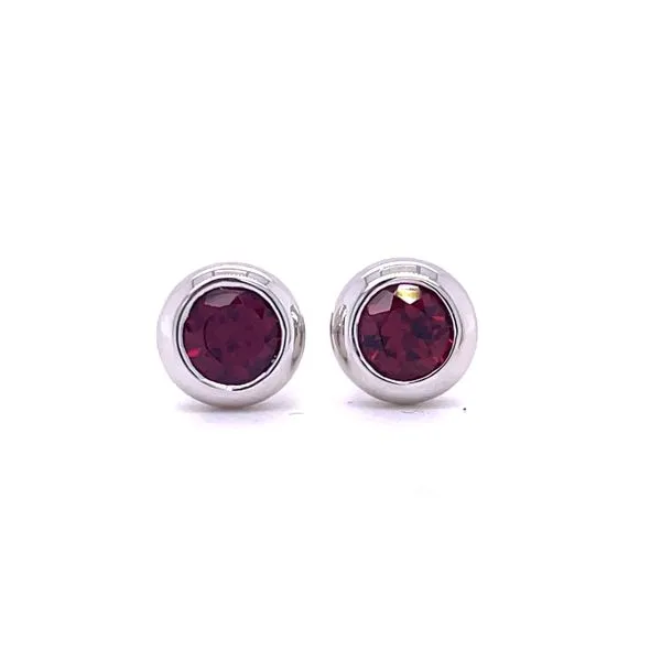 Sterling Garnet Earrings Charles Frederick Jewelers Chelmsford, MA