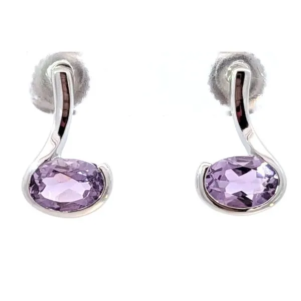 Sterling Amethyst Earrings Charles Frederick Jewelers Chelmsford, MA