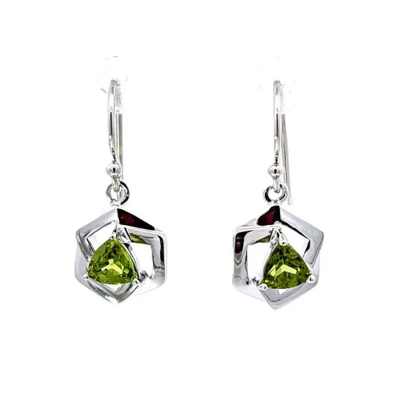 Sterling Peridot Earrings Charles Frederick Jewelers Chelmsford, MA