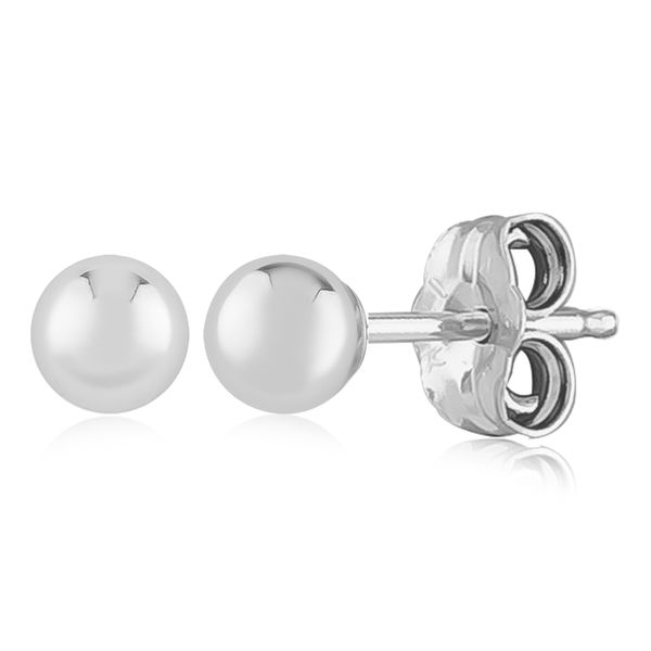Sterling 4mm ball stud earrings Charles Frederick Jewelers Chelmsford, MA
