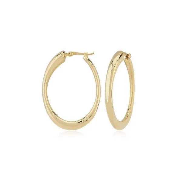 Sterling Vermeil Hoops Charles Frederick Jewelers Chelmsford, MA