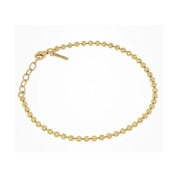 Sterling Silver Diamond Cut 3/4 Hoop Earrings With 18Kt Gold Overlay Charles Frederick Jewelers Chelmsford, MA