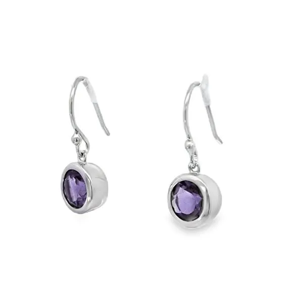 Sterling Amethyst Earrings Charles Frederick Jewelers Chelmsford, MA