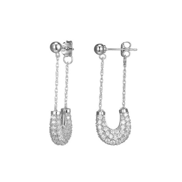 SS Drop Earrings From Charles Garnier's Serena Collection Charles Frederick Jewelers Chelmsford, MA