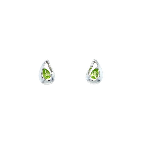 Sterling Silver 1.18ctw Peridot Earrings Charles Frederick Jewelers Chelmsford, MA