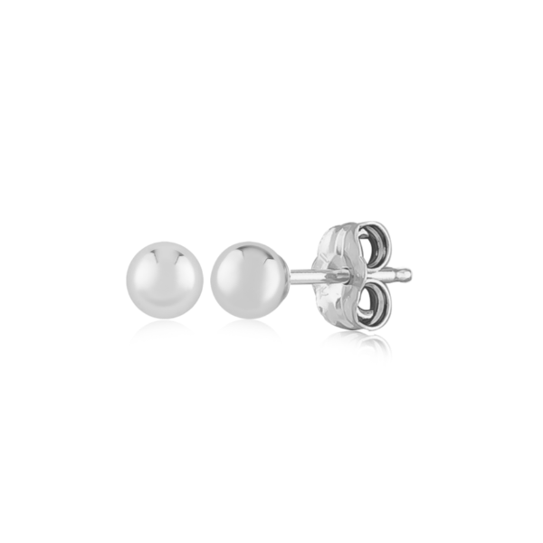 Sterling 4mm Ball Stud Earrings Charles Frederick Jewelers Chelmsford, MA