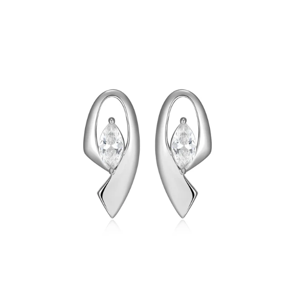 Ss Cz Marquise Earrings Charles Frederick Jewelers Chelmsford, MA