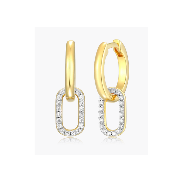 Lab Diamond Oval Drop Earrings Charles Frederick Jewelers Chelmsford, MA