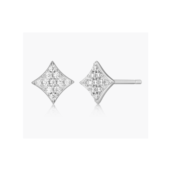 Lab Grown Diamond Pave Stud Earrings Charles Frederick Jewelers Chelmsford, MA